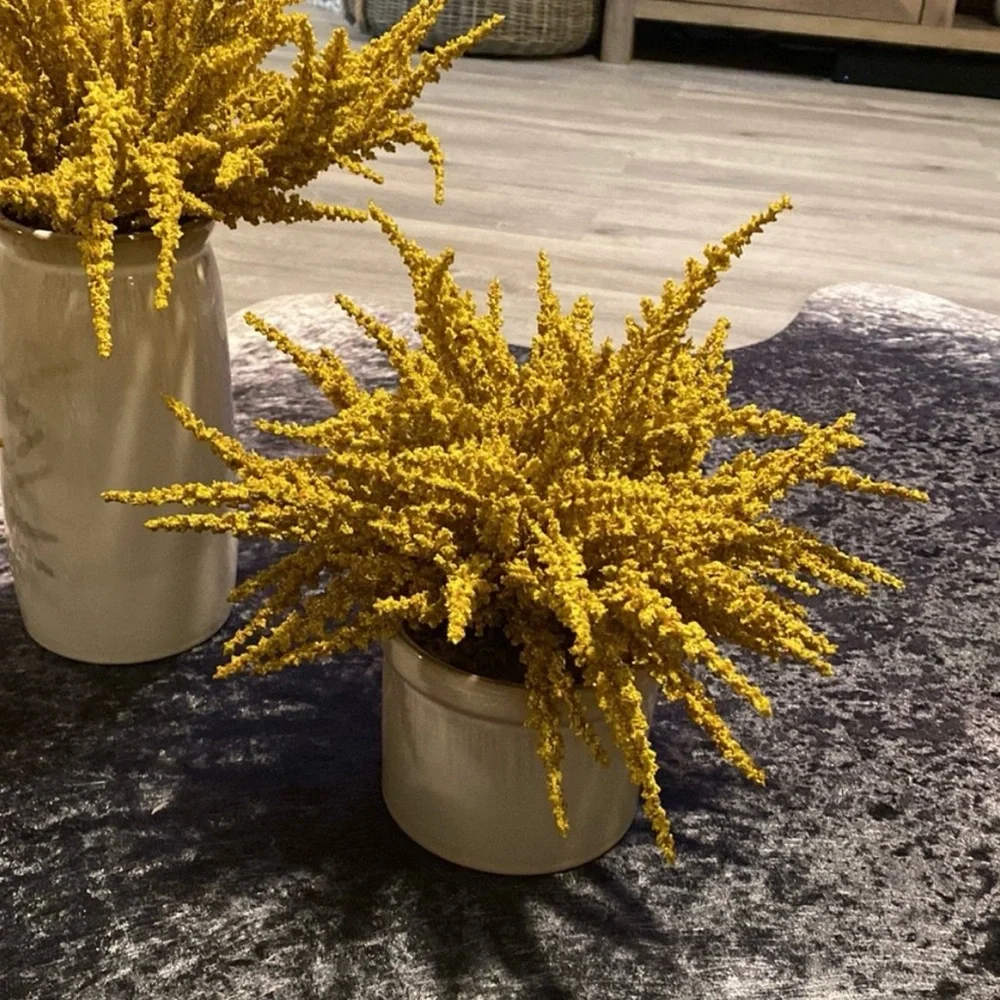 💛Threshold Goldenrod Arrangement•Set of 3•Home Decor💛